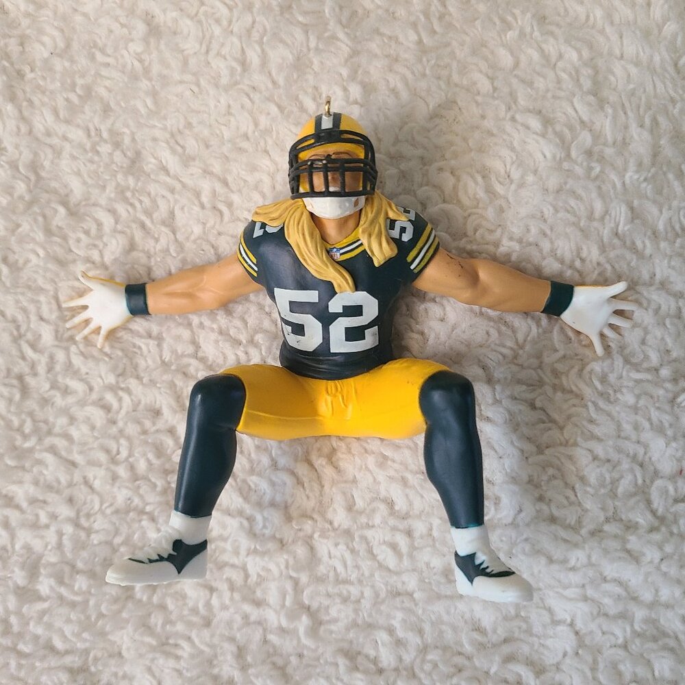 Hallmark 2015 Clay Matthews Green Bay Packers Keepsake Ornament
